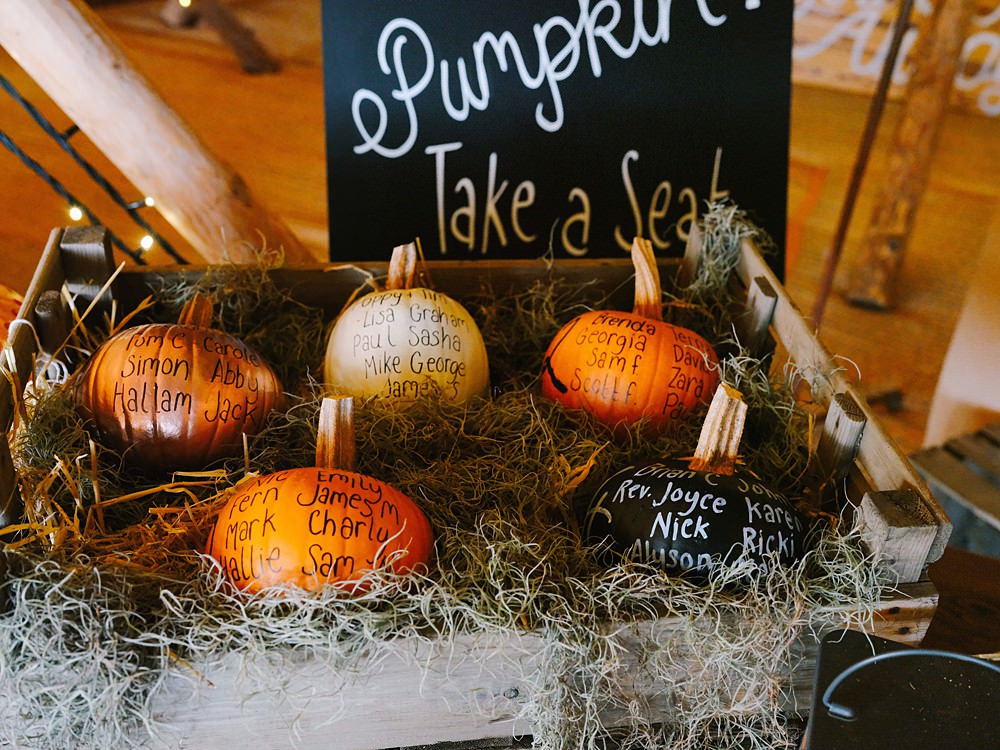Table Plan Seating Chart Pumpkins Tipi Farm Wedding The Edge Photography