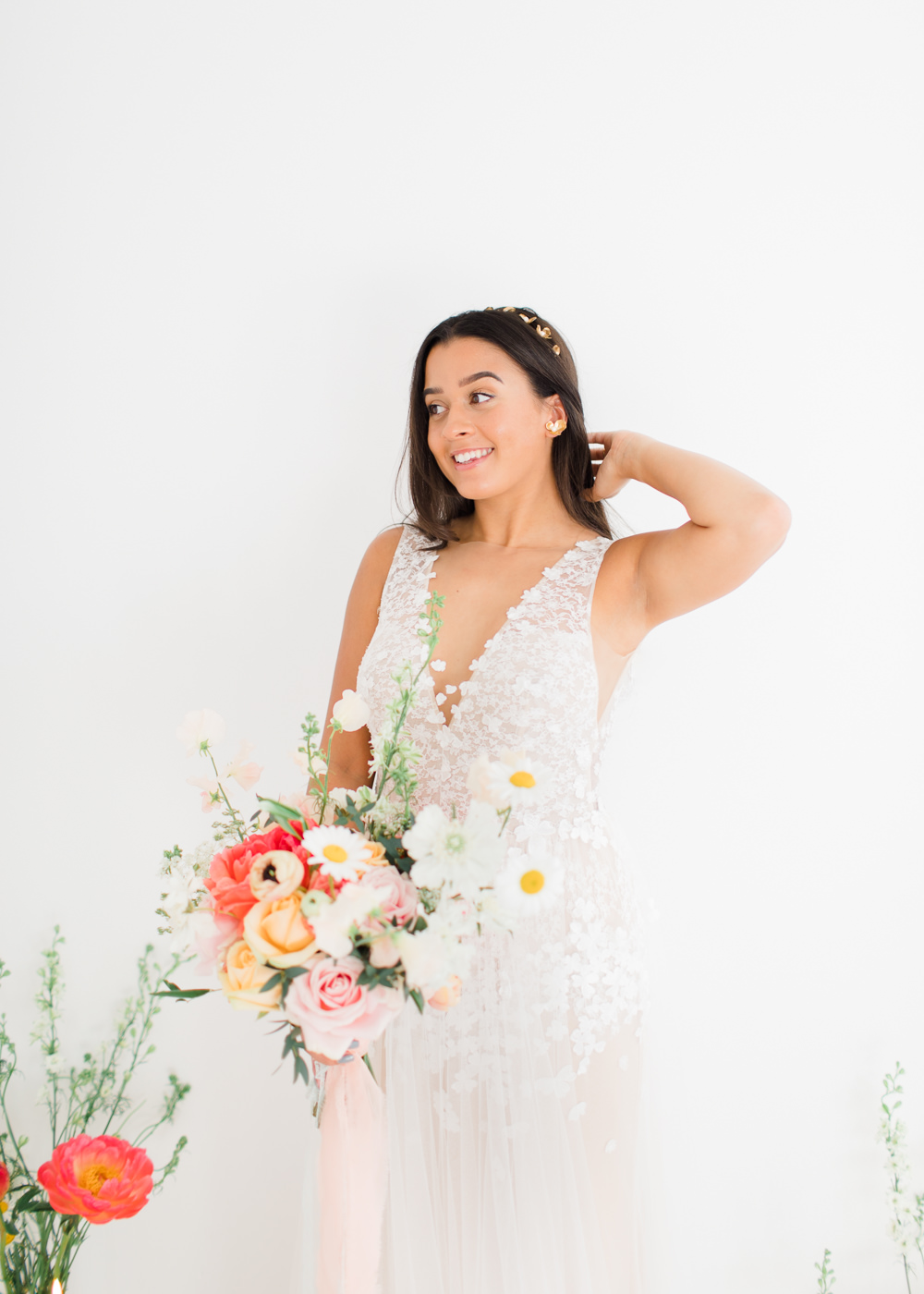 Wildflower Meadow Wedding Natalie Stevenson Photography
