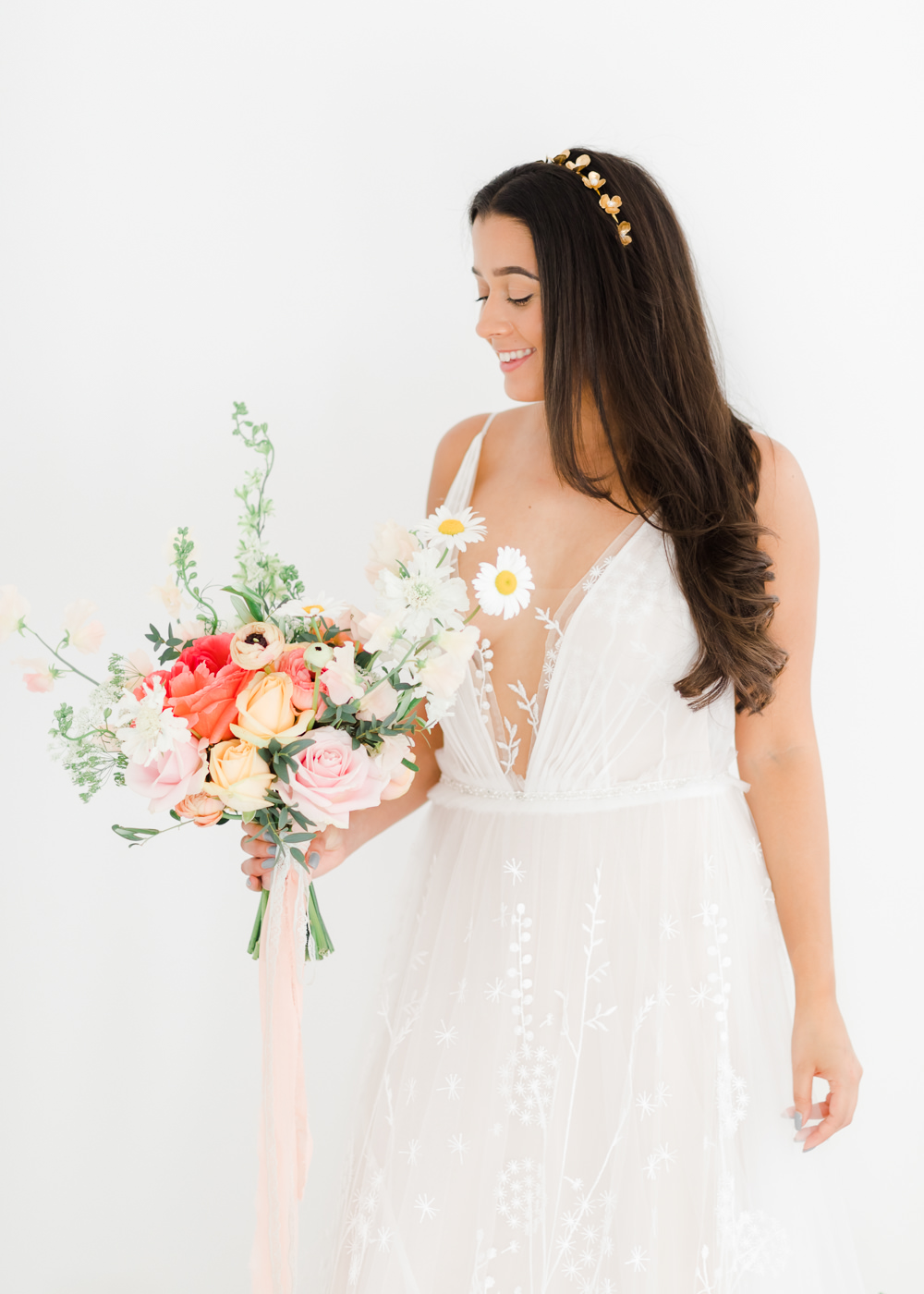 Wildflower Meadow Wedding Natalie Stevenson Photography