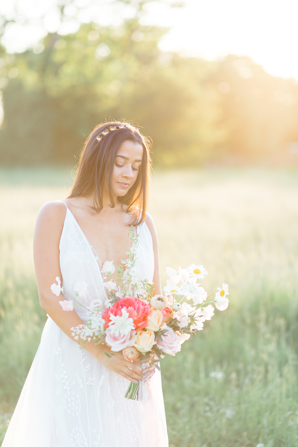 Wildflower Meadow Wedding Natalie Stevenson Photography