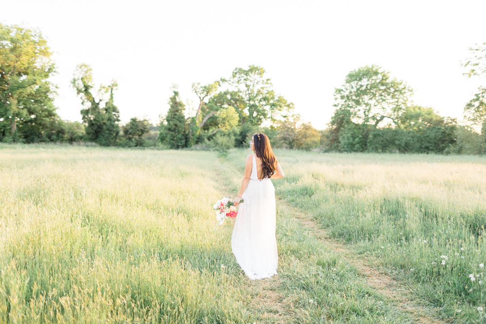 Wildflower Meadow Wedding Natalie Stevenson Photography