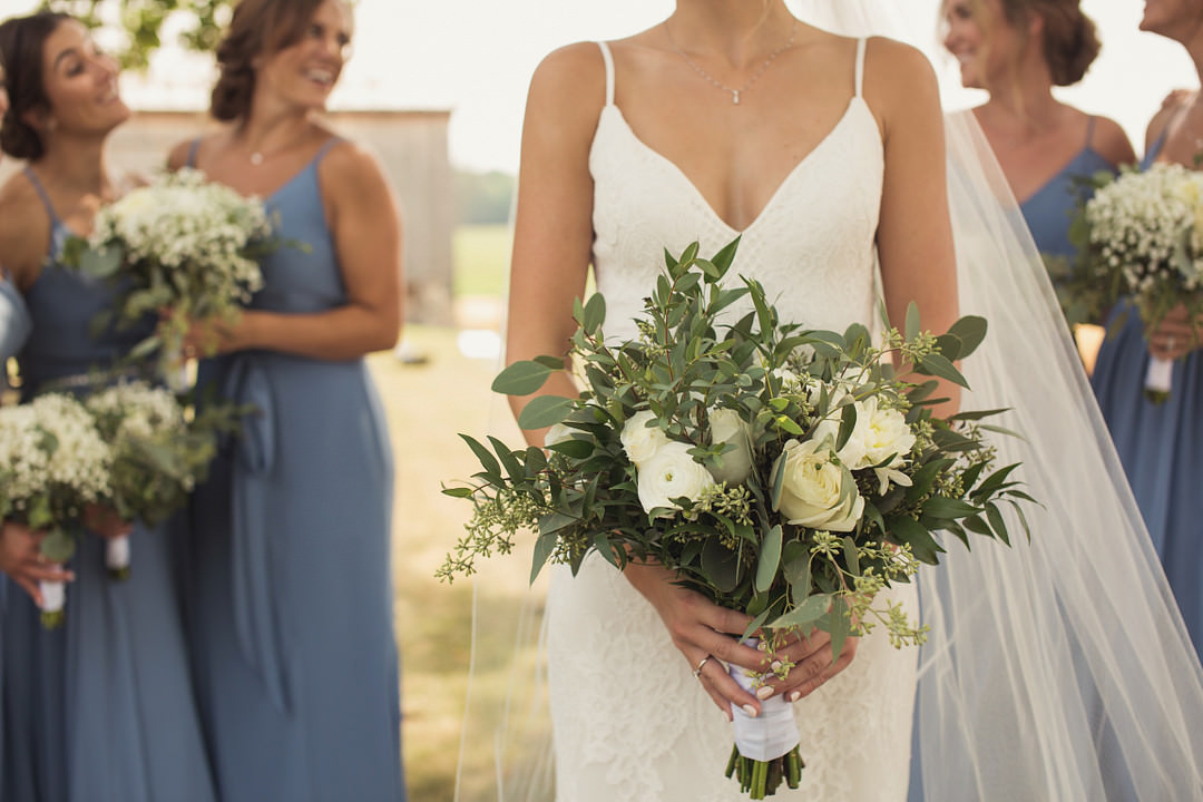 Bouquet Flowers Bride Bridal Greenery Barn 1906 Wedding Tied Photo & Film