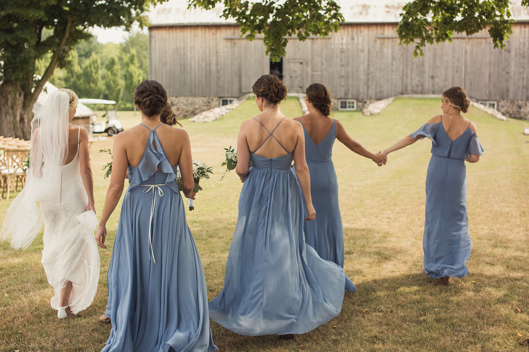 Blue Bridesmaids Dress Dresses Bridesmaid Barn 1906 Wedding Tied Photo & Film