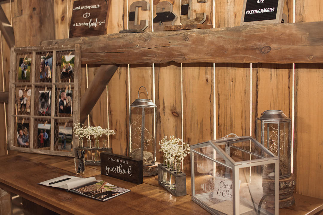 Guest Book Barn 1906 Wedding Tied Photo & Film
