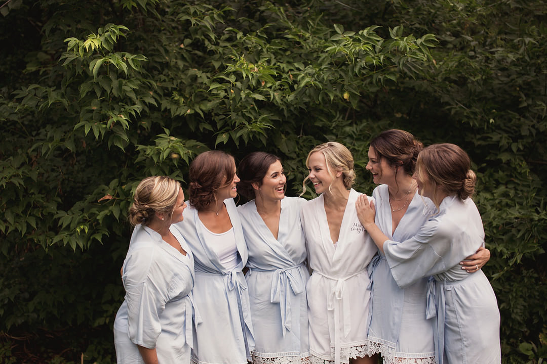Bride Bridesmaid Dressing Gowns Robes Barn 1906 Wedding Tied Photo & Film