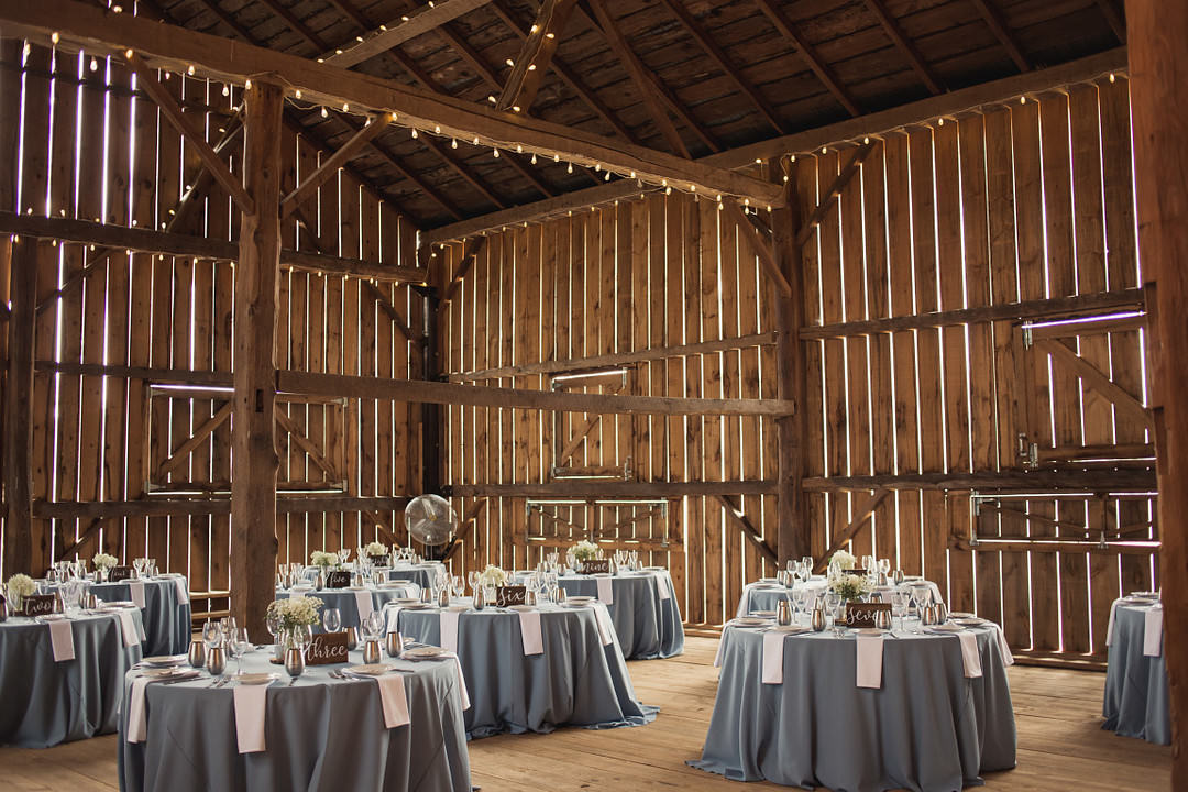 Venue Reception Rustic Festoon Lights Barn 1906 Wedding Tied Photo & Film