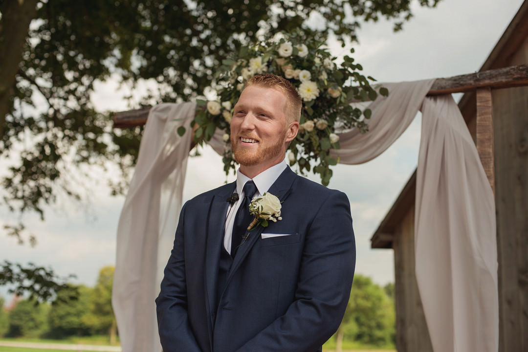 Groom Suit Navy Barn 1906 Wedding Tied Photo & Film