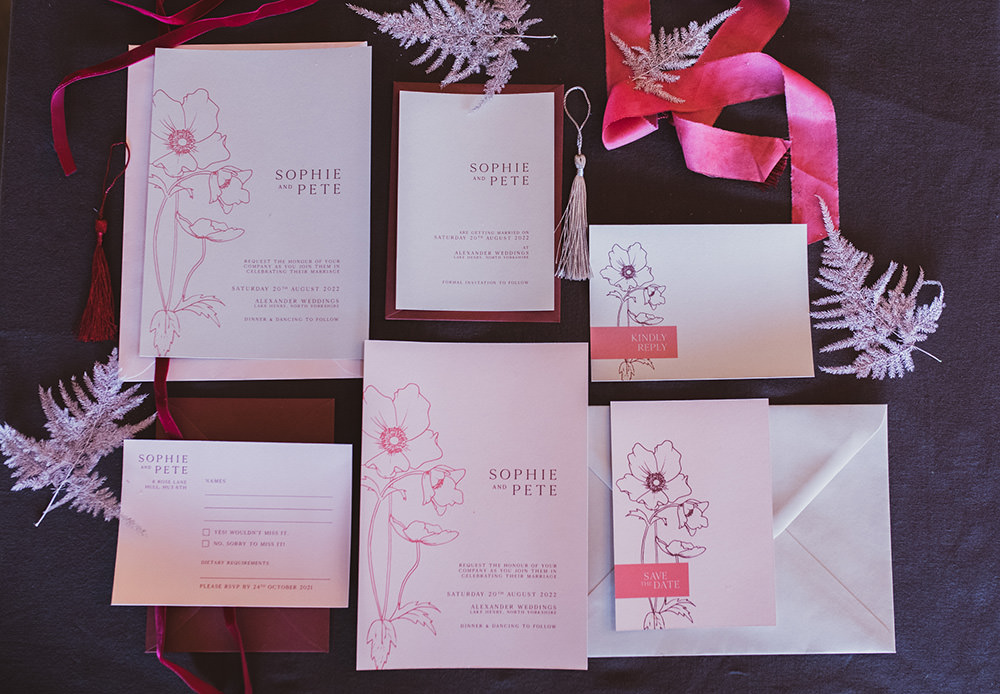 Stationery Pink Invite Invitation Blush Wedding Ideas Hannah Brooke Photography