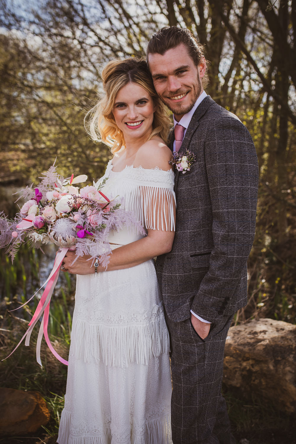 Blush Wedding Ideas Hannah Brooke Photography