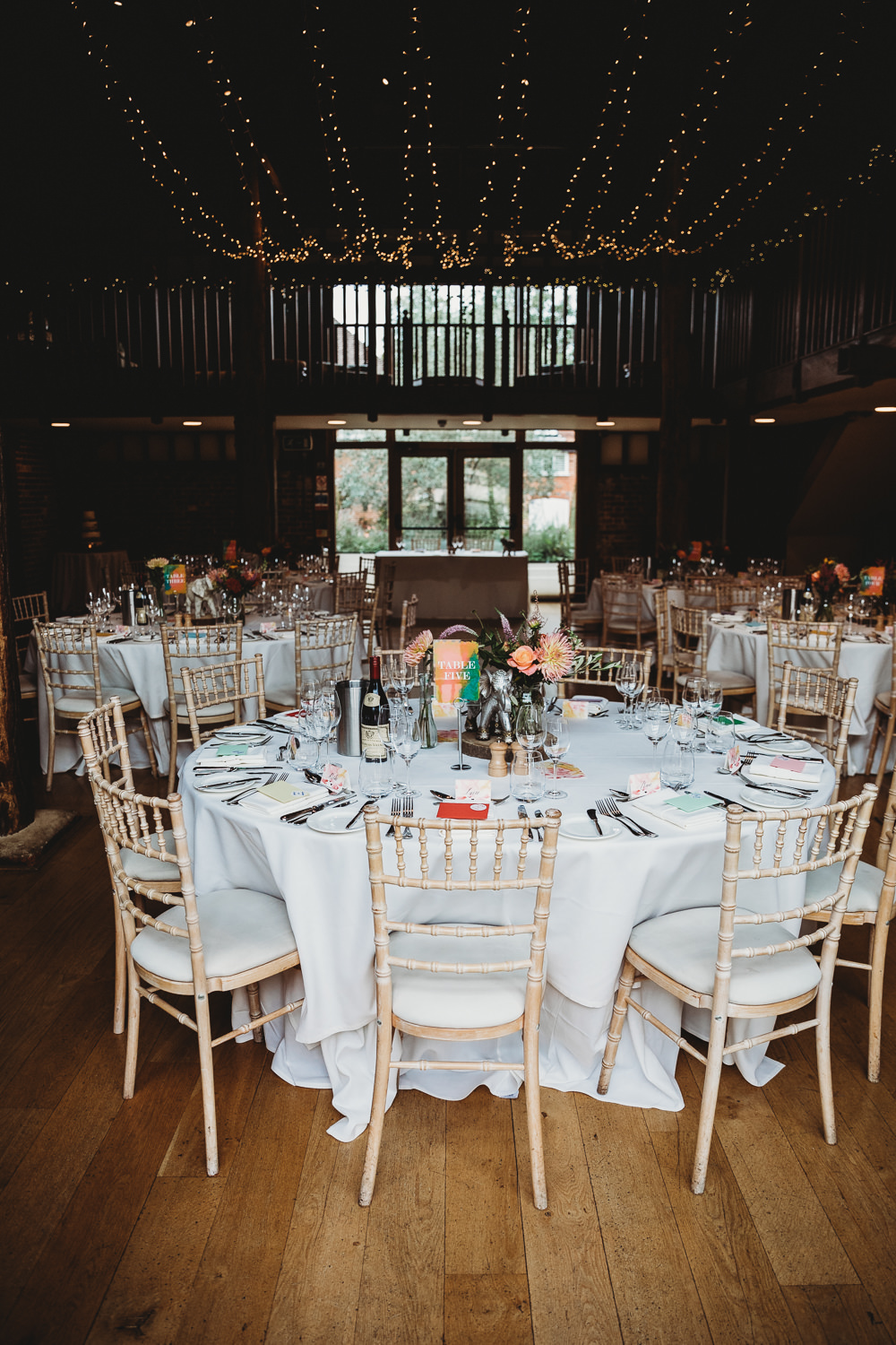Round Table Decor Flowers Barn Venue Colourful Multicultural Wedding Joseph Kinerman Photography