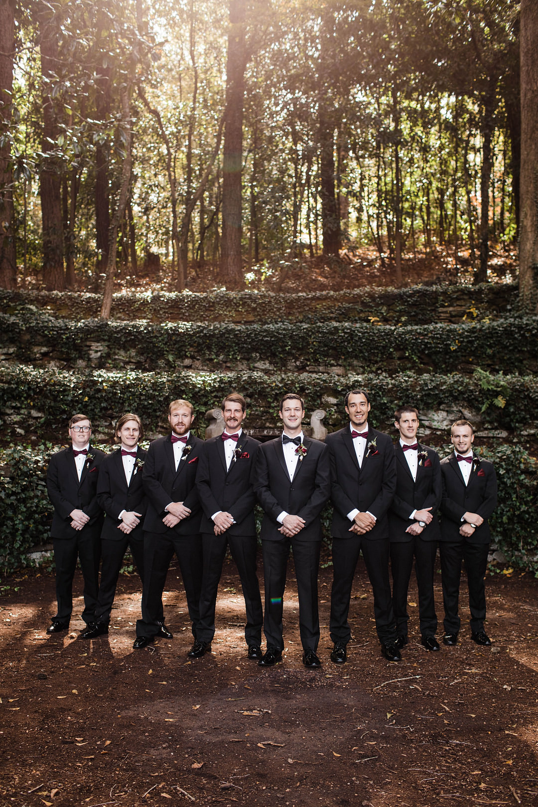 Groom Tux Tuxedo Groomsmen Dunaway Gardens Wedding Sheena Shahangian Photography