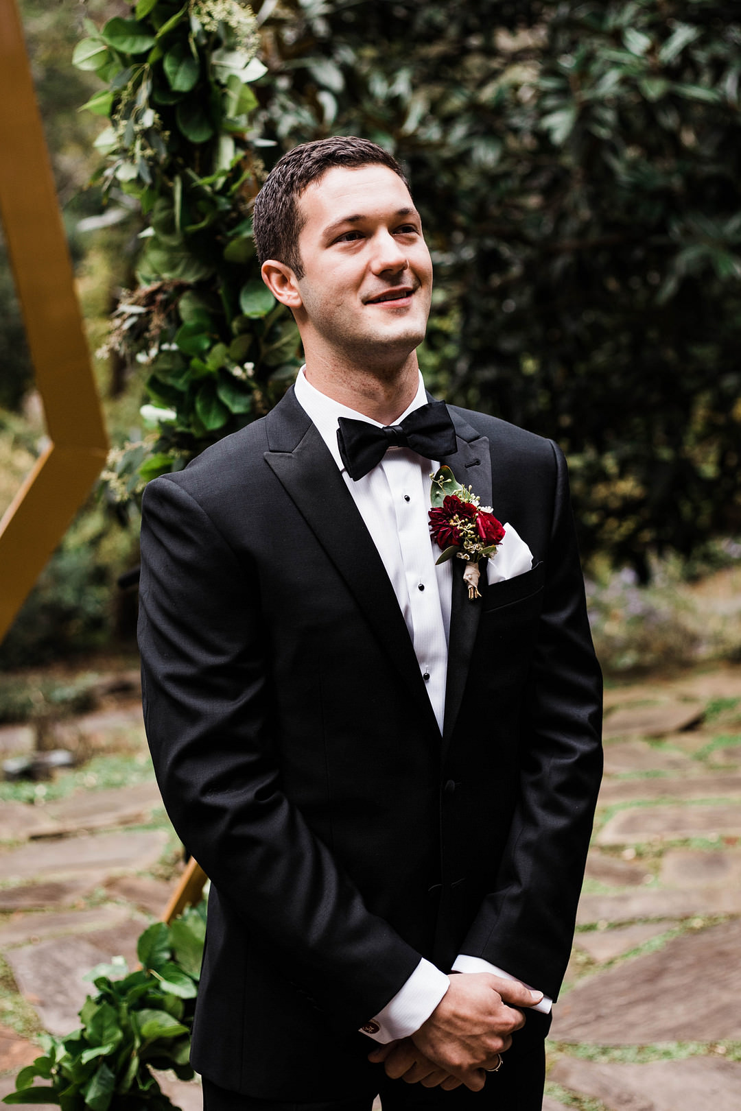 Groom Tux Tuxedo Groomsmen Dunaway Gardens Wedding Sheena Shahangian Photography