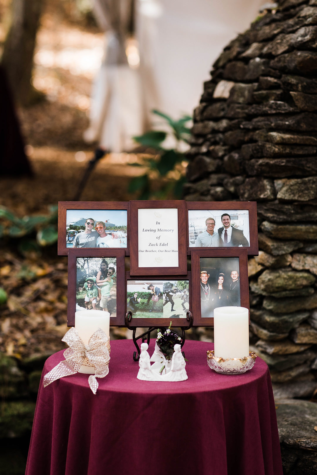 Memory Table Remember Dunaway Gardens Wedding Sheena Shahangian Photography