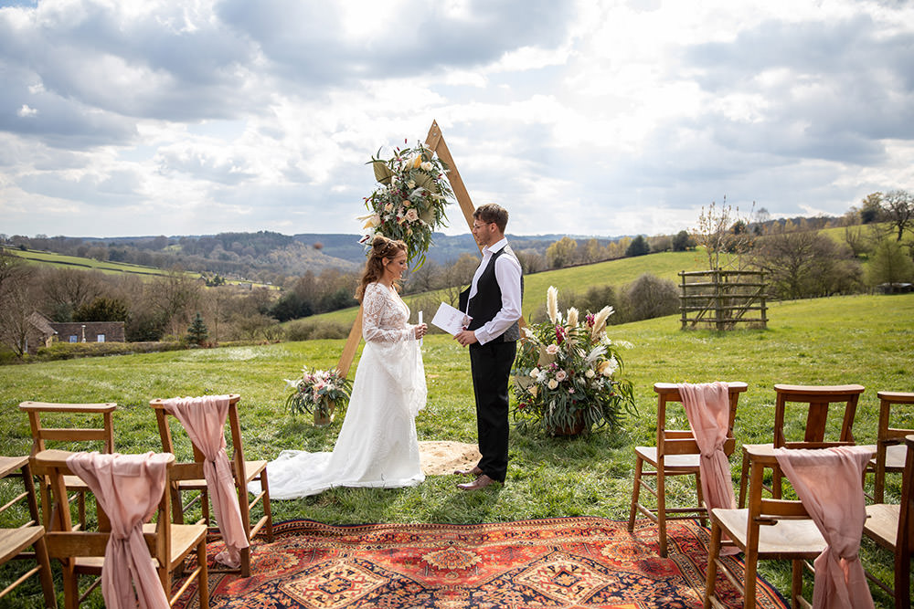Field Wedding Sarita White Photography