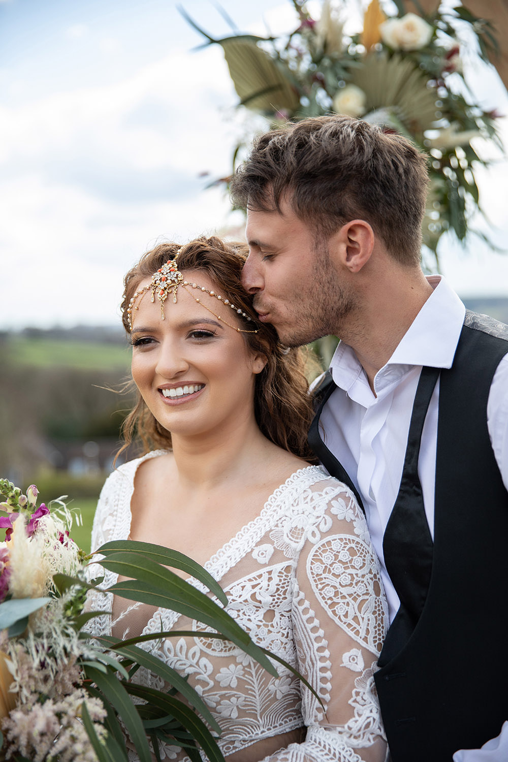 Field Wedding Sarita White Photography