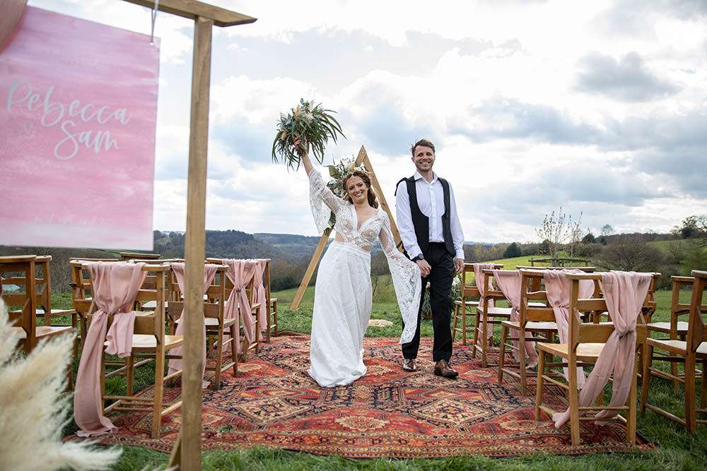 Field Wedding Sarita White Photography