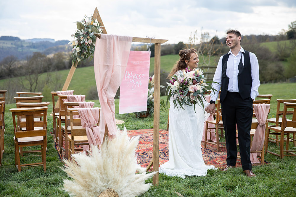 Field Wedding Sarita White Photography
