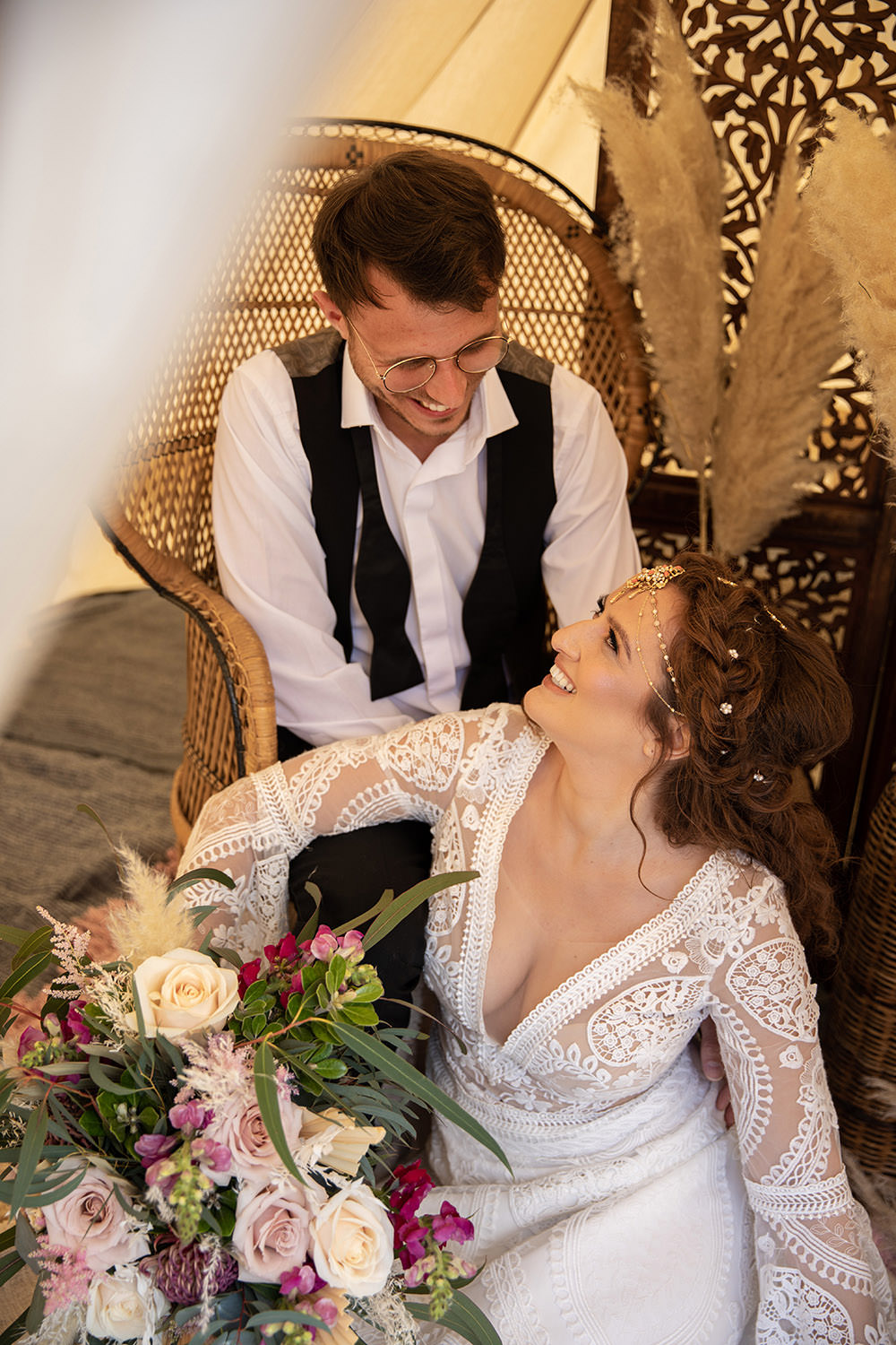 Field Wedding Sarita White Photography
