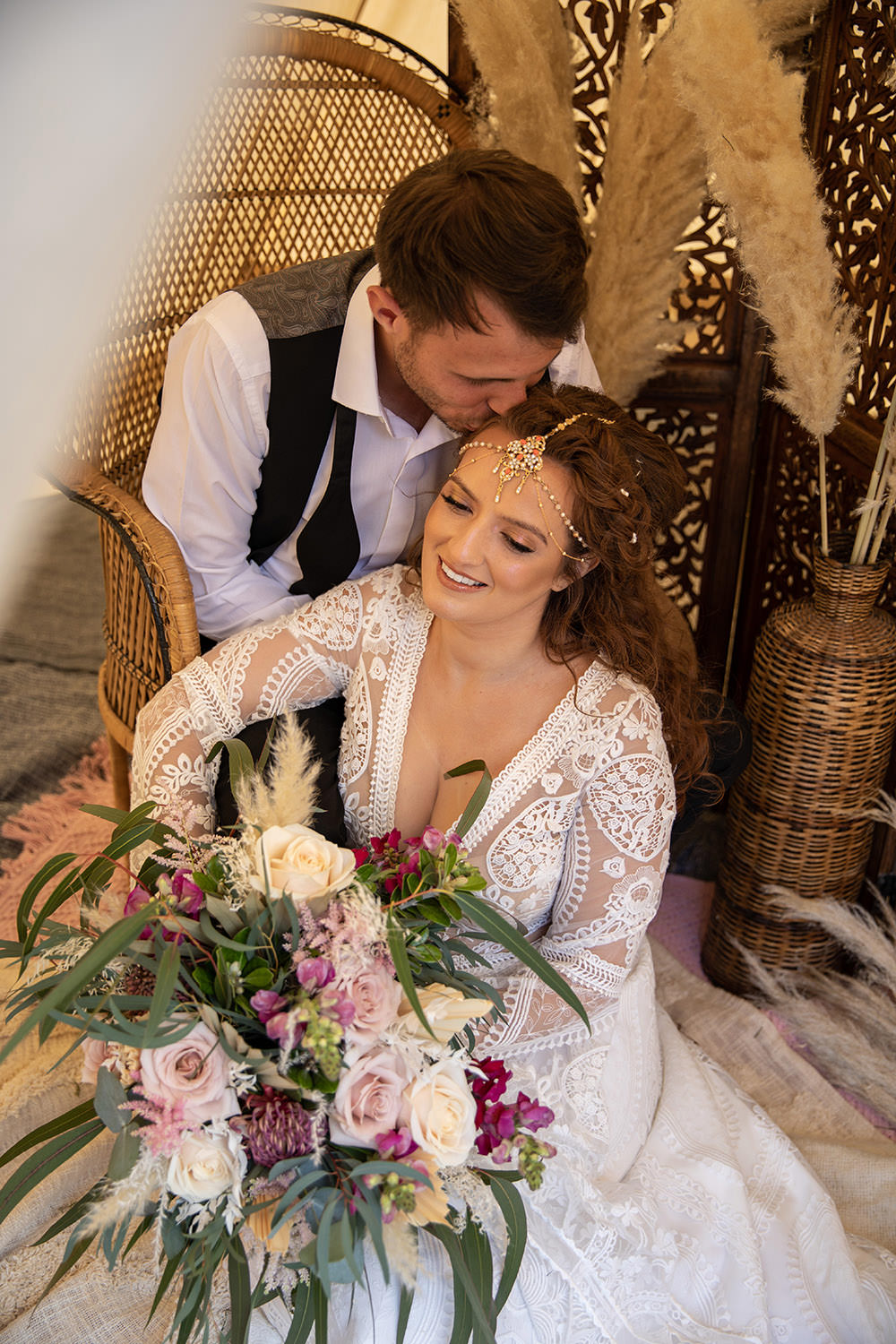 Field Wedding Sarita White Photography