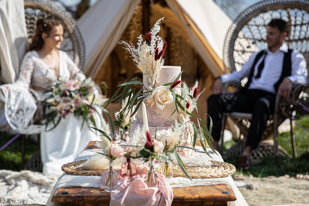 Field Wedding Sarita White Photography