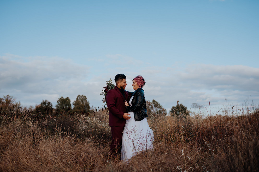 Halloween Elopement Flit Photography