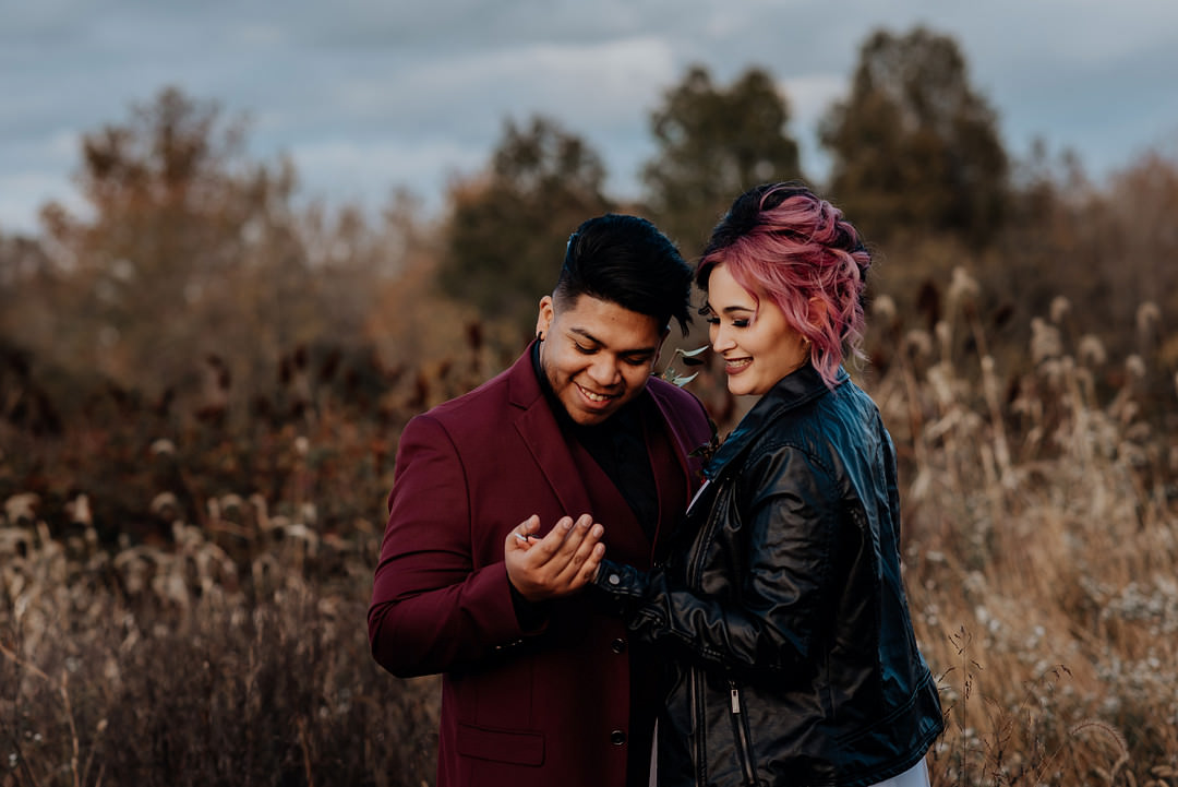 Halloween Elopement Flit Photography