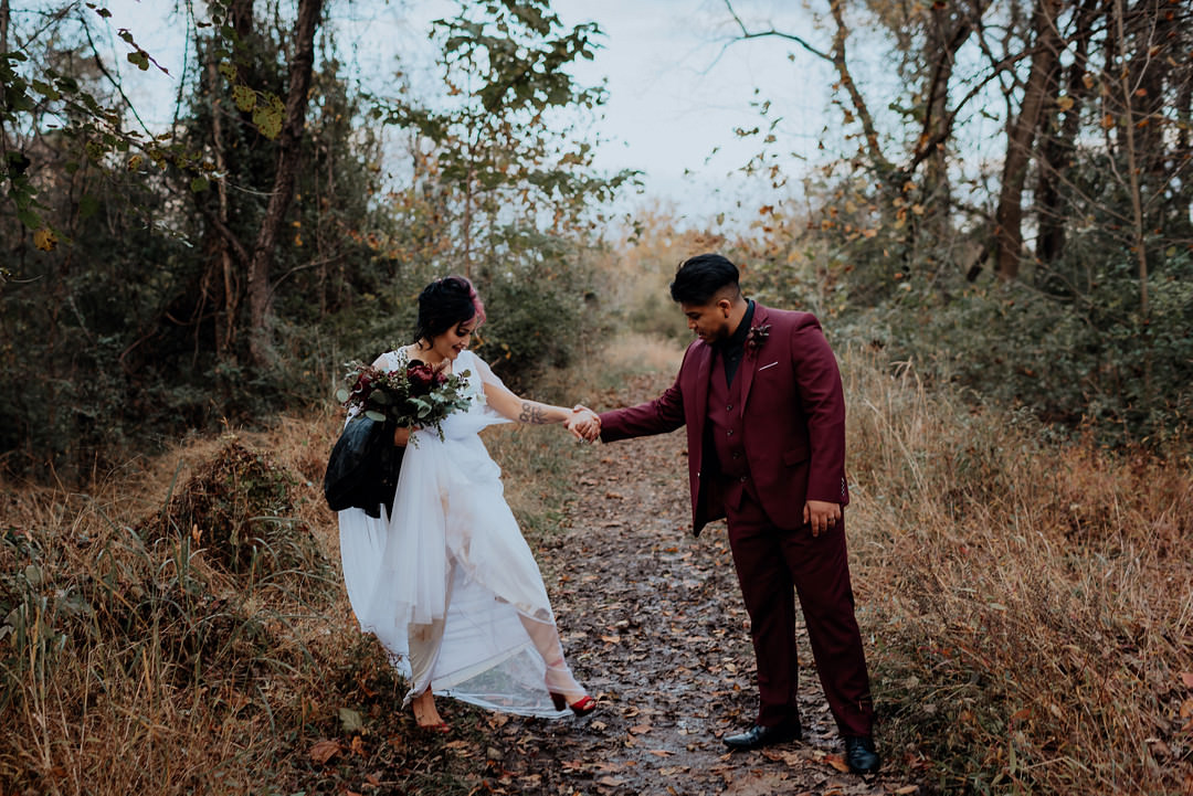 Halloween Elopement Flit Photography