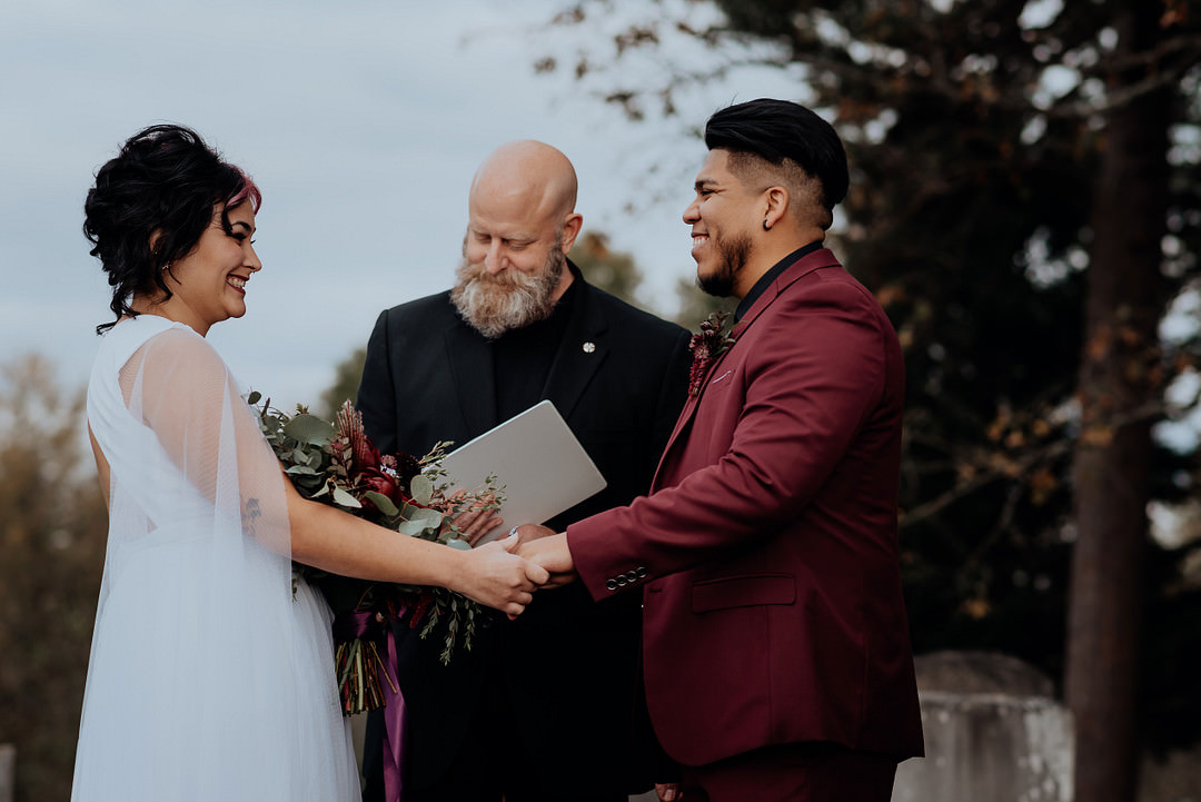 Halloween Elopement Flit Photography