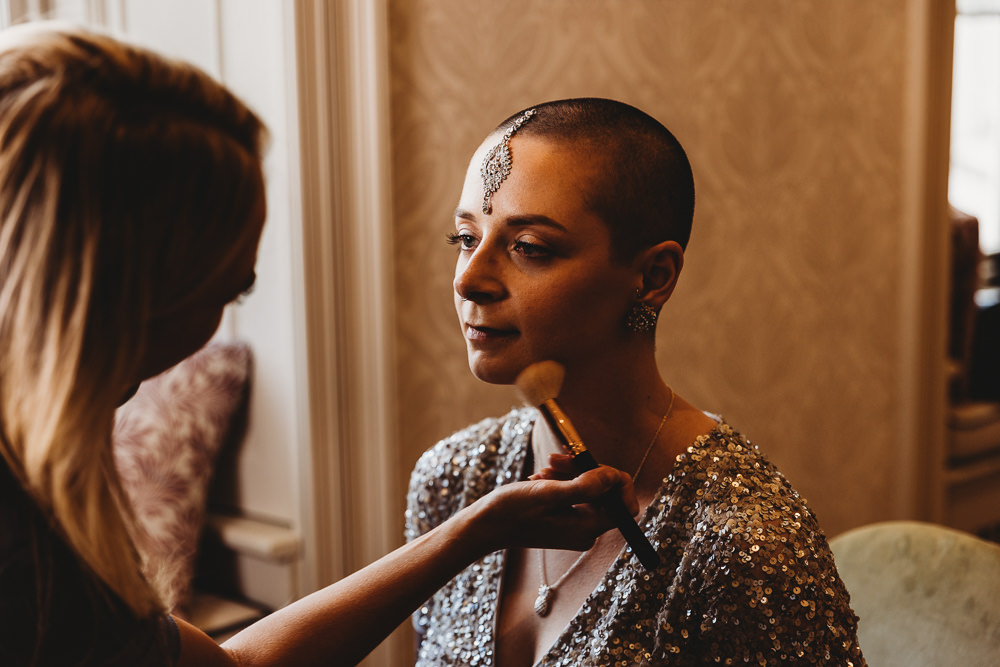 Bridesmaid Make Up Hylands House Wedding Joseph Kinerman Photography