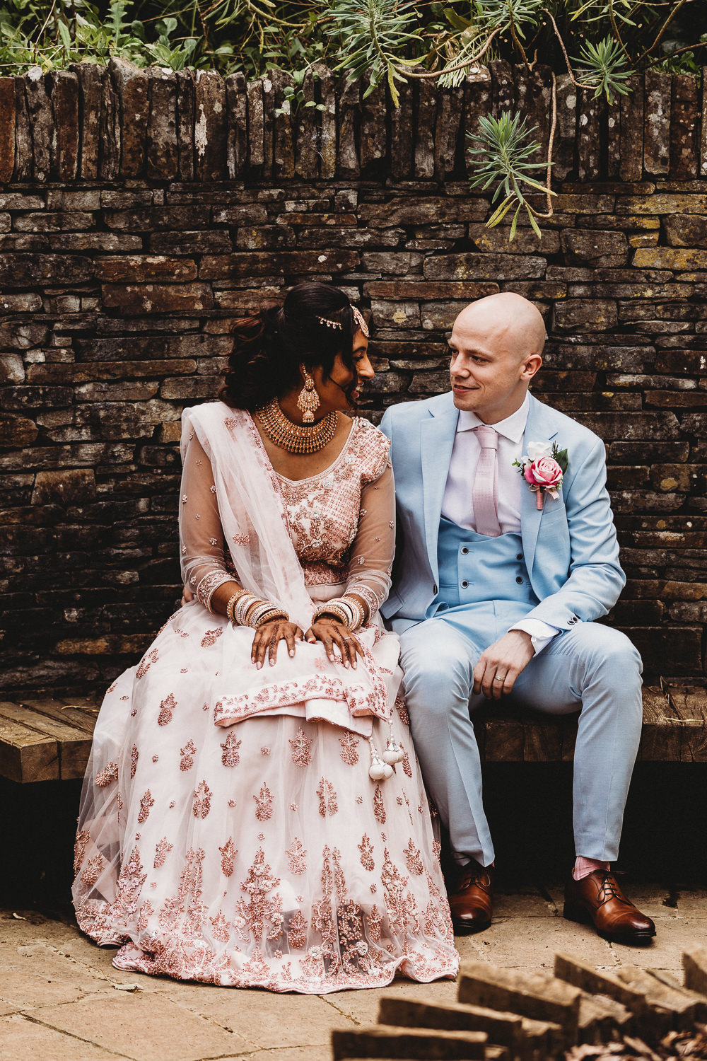 Light Blue Suit Groom Hylands House Wedding Joseph Kinerman Photography