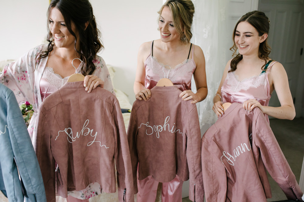 Nanpantan Hall Wedding Aden Priest Photography Bridesmaids Jackets
