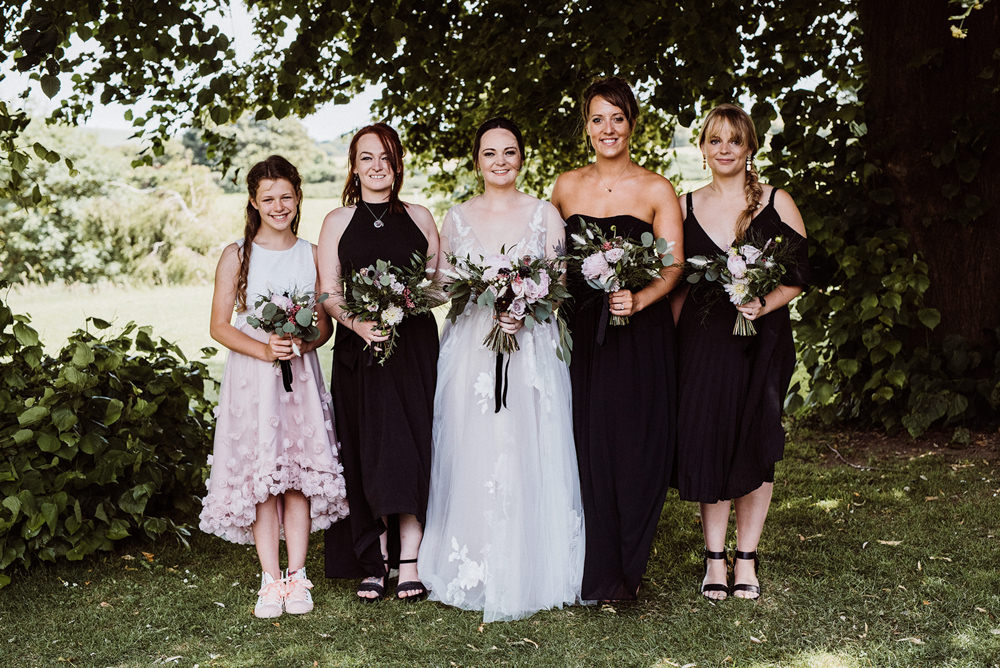 Black Bridesmaids Dresses Bridesmaid Dress Northease Manor Wedding Kitty Wheeler Shaw