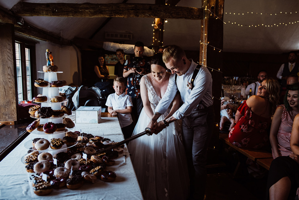 Donuts Doughnuts Cake Tower Dessert Northease Manor Wedding Kitty Wheeler Shaw