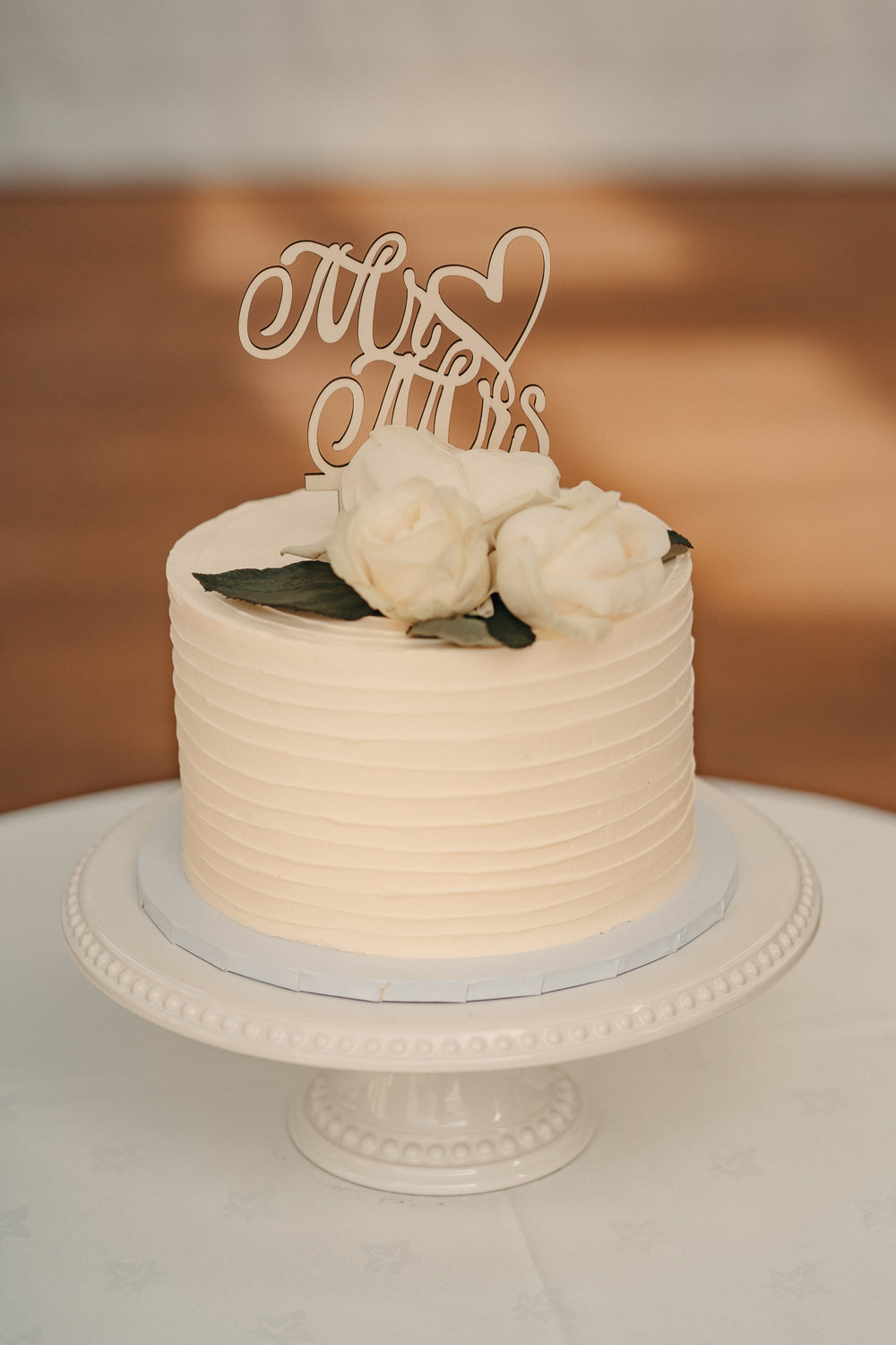 Buttercream Cake Iced Topper Mr Mrs Pembroke Lodge Wedding Trilion Productions