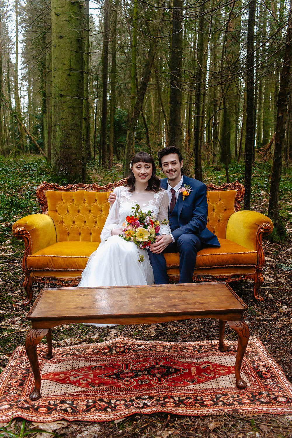 Rainbow Wedding Forest Holly Smith