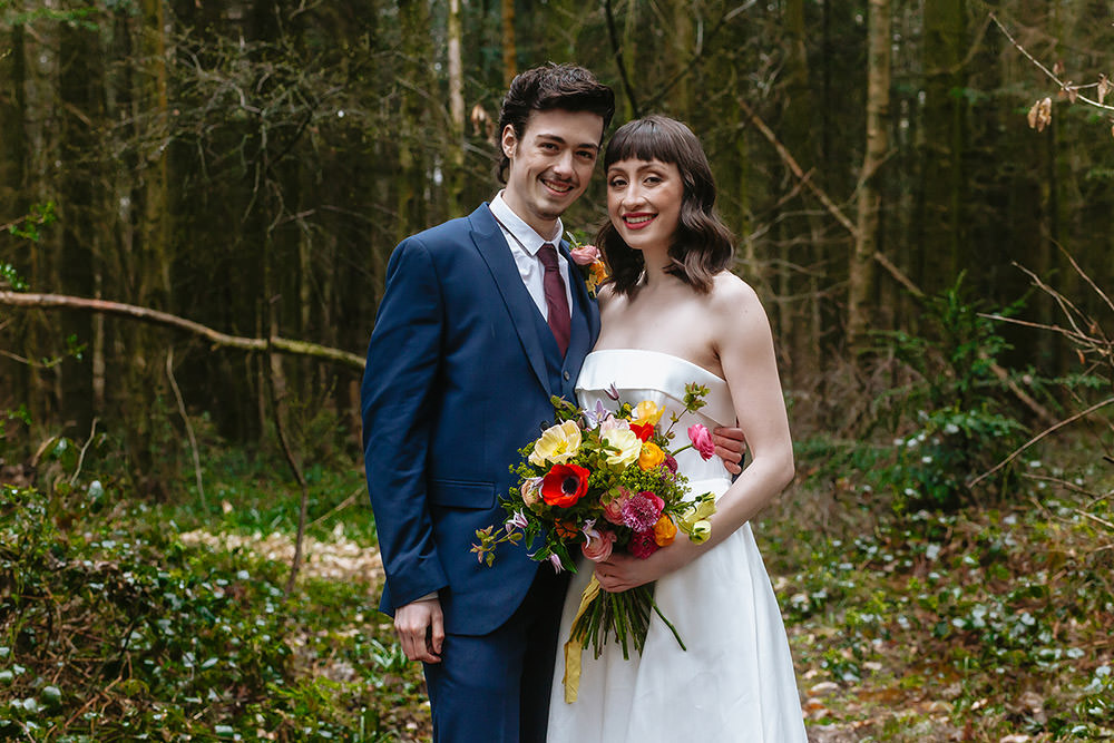 Rainbow Wedding Forest Holly Smith