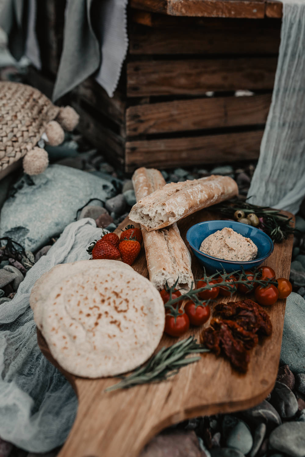 Food Sharing Platter Somerset Elopement Charlie Britz Photography