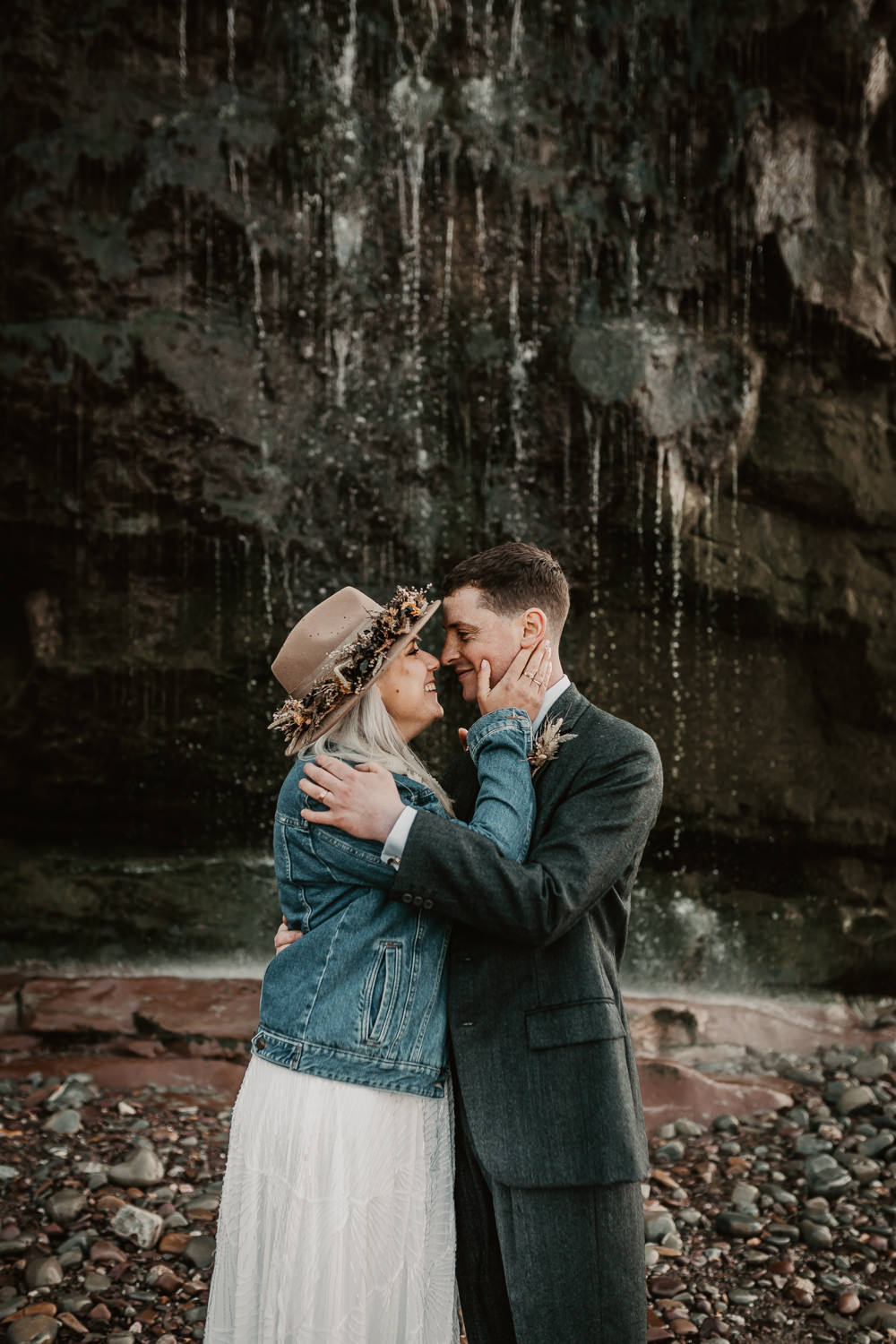 Waterfall Ceremony Somerset Elopement Charlie Britz Photography