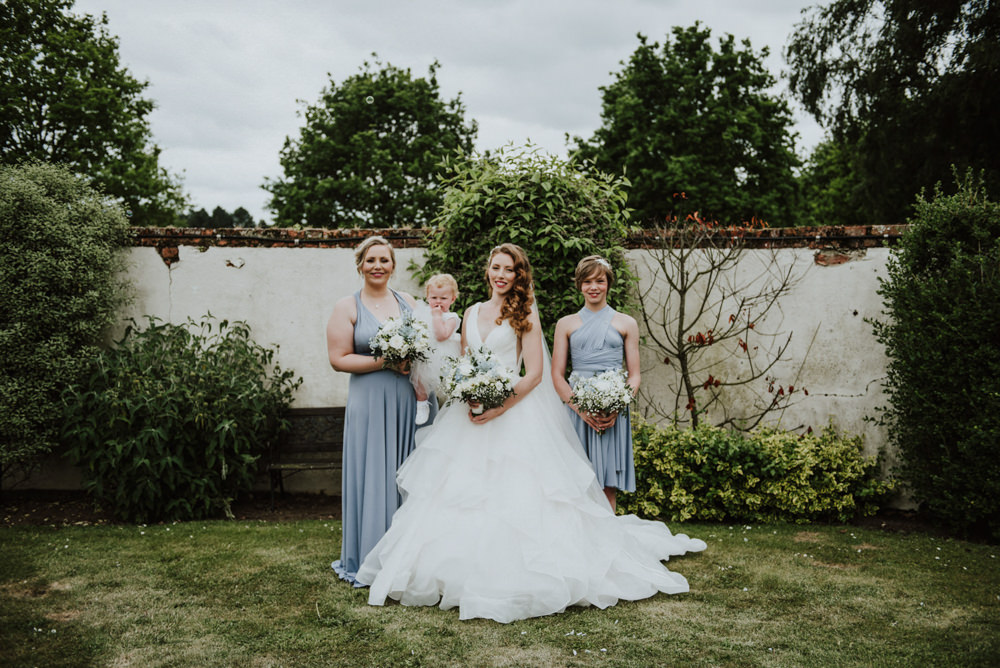 Blue Bridesmaid Dress Dresses Bridesmaids Wantisden Valley Wedding Beth Beresford Photography