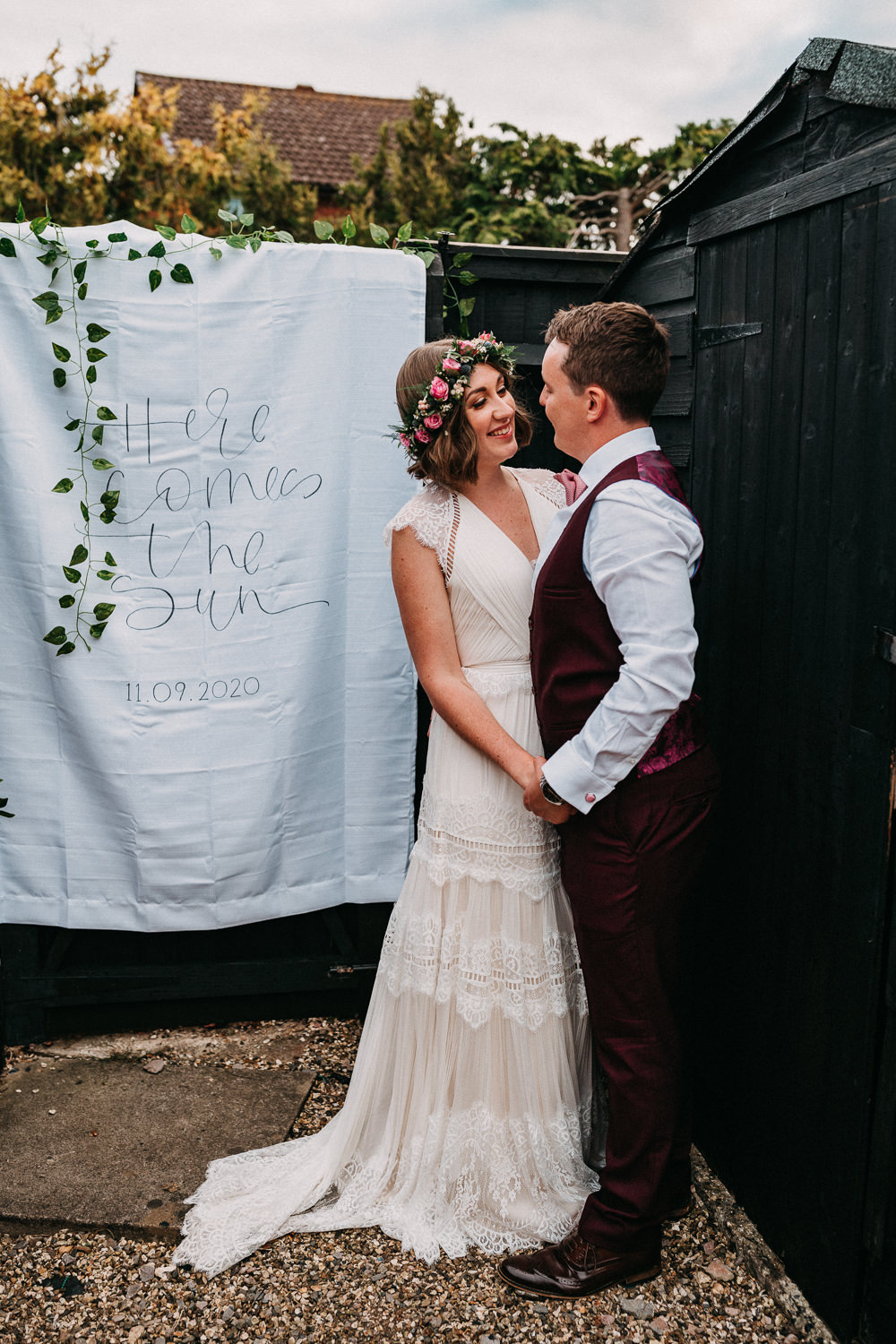 Wedding At Home Emilie May Photography Banner Backdrop Quote