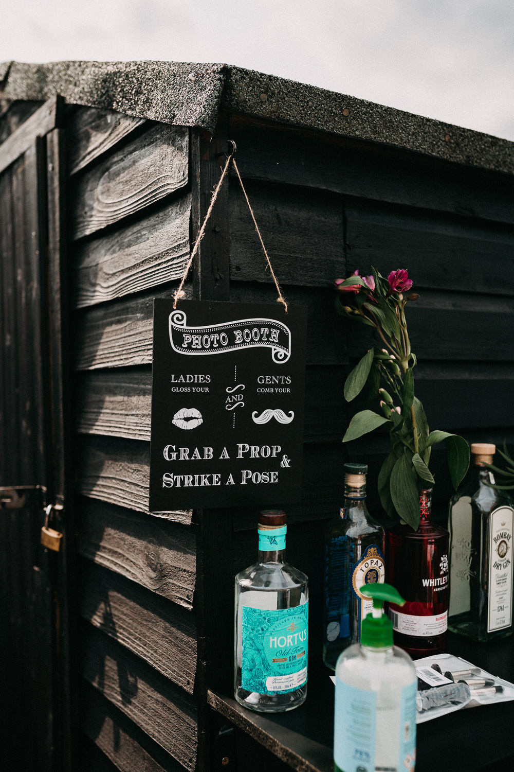 Photo Booth Sign Wedding At Home Emilie May Photography
