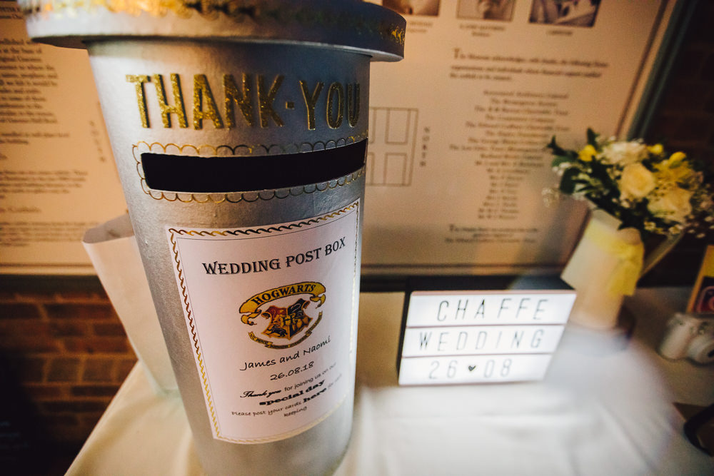 Card Postbox Wet Wedding JSCoates Wedding Photographer