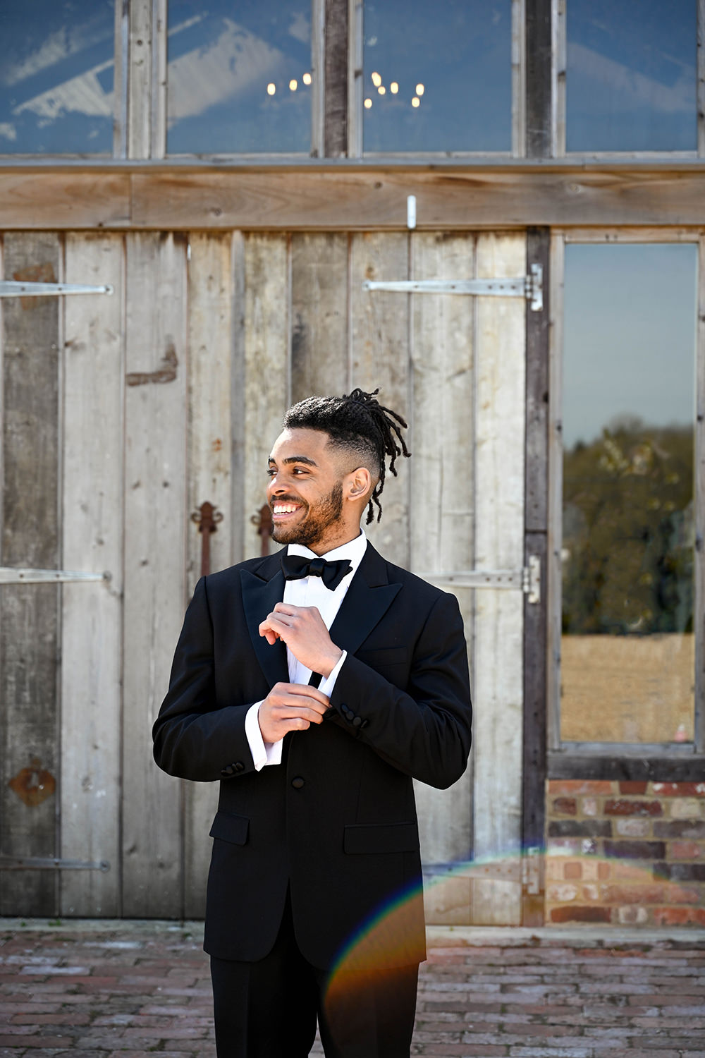 Groom Groomsmen Suit Bow Tie Tux Wooden Wedding Ideas Emily Montay