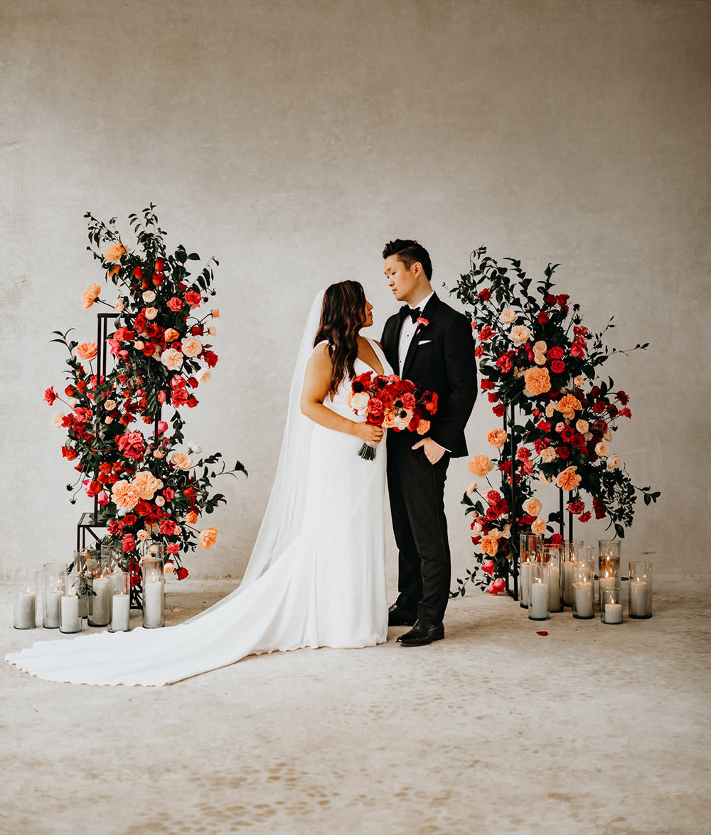16 Tulum Wedding Romad Photography Flower Installation Arch Backdrop Ceremony Aisle