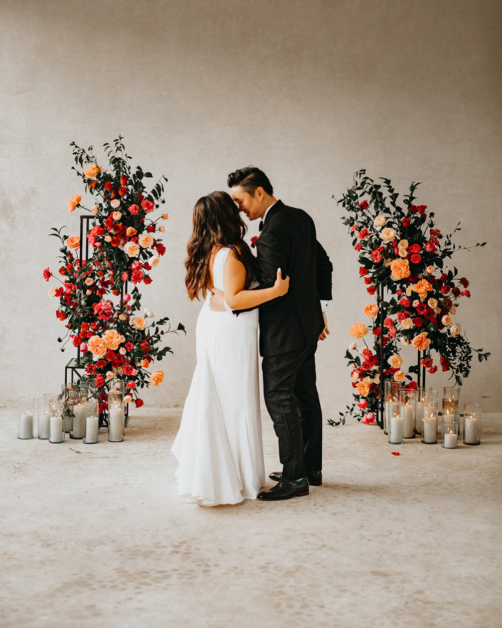 16 Tulum Wedding Romad Photography Flower Installation Arch Backdrop Ceremony Aisle