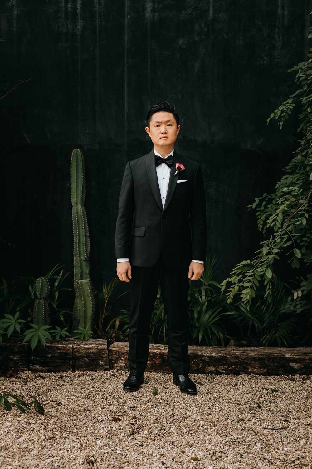 Groom Suit Tux Tuxedo 16 Tulum Wedding Romad Photography