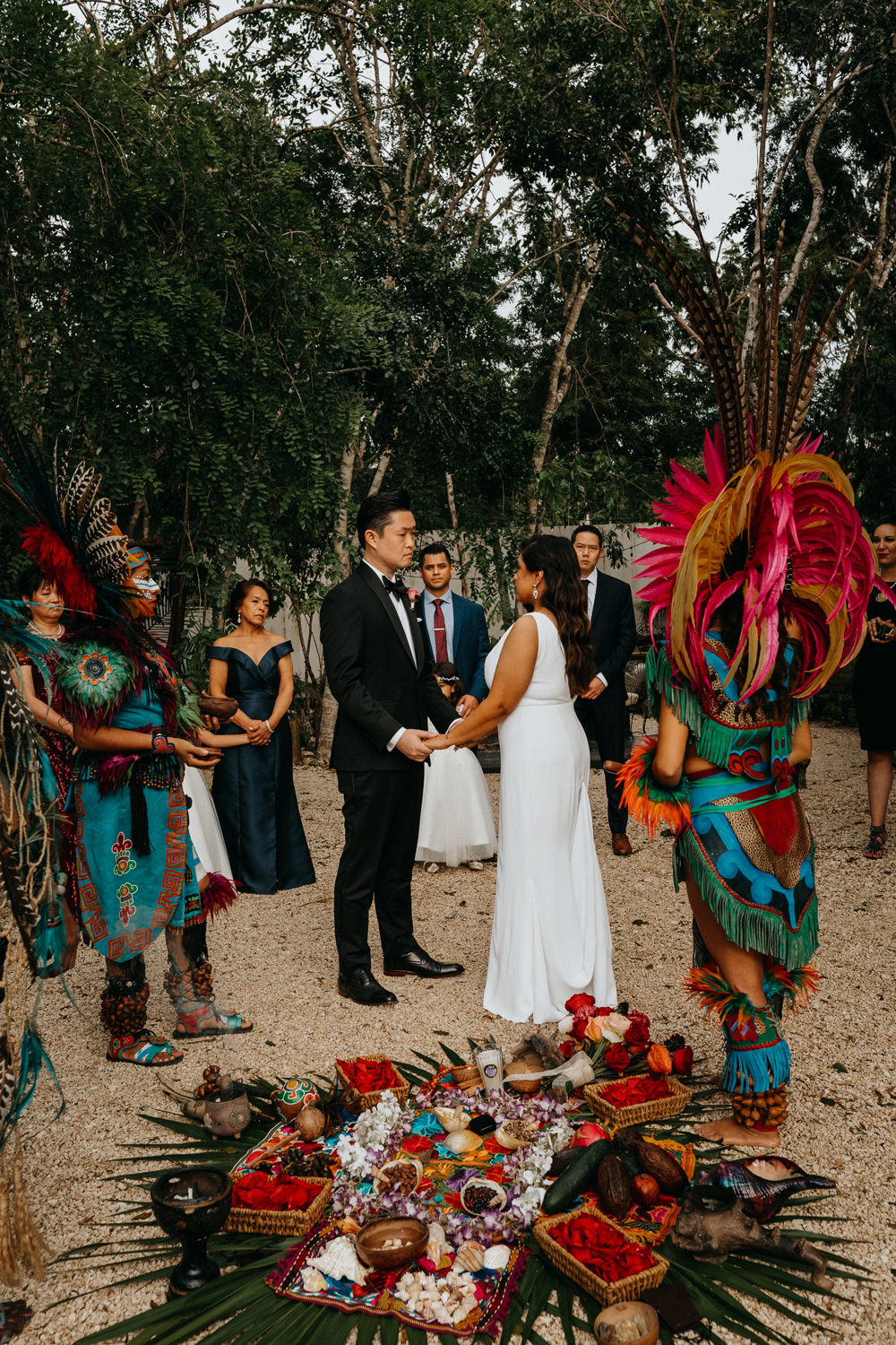 Mayan Ceremony 16 Tulum Wedding Romad Photography