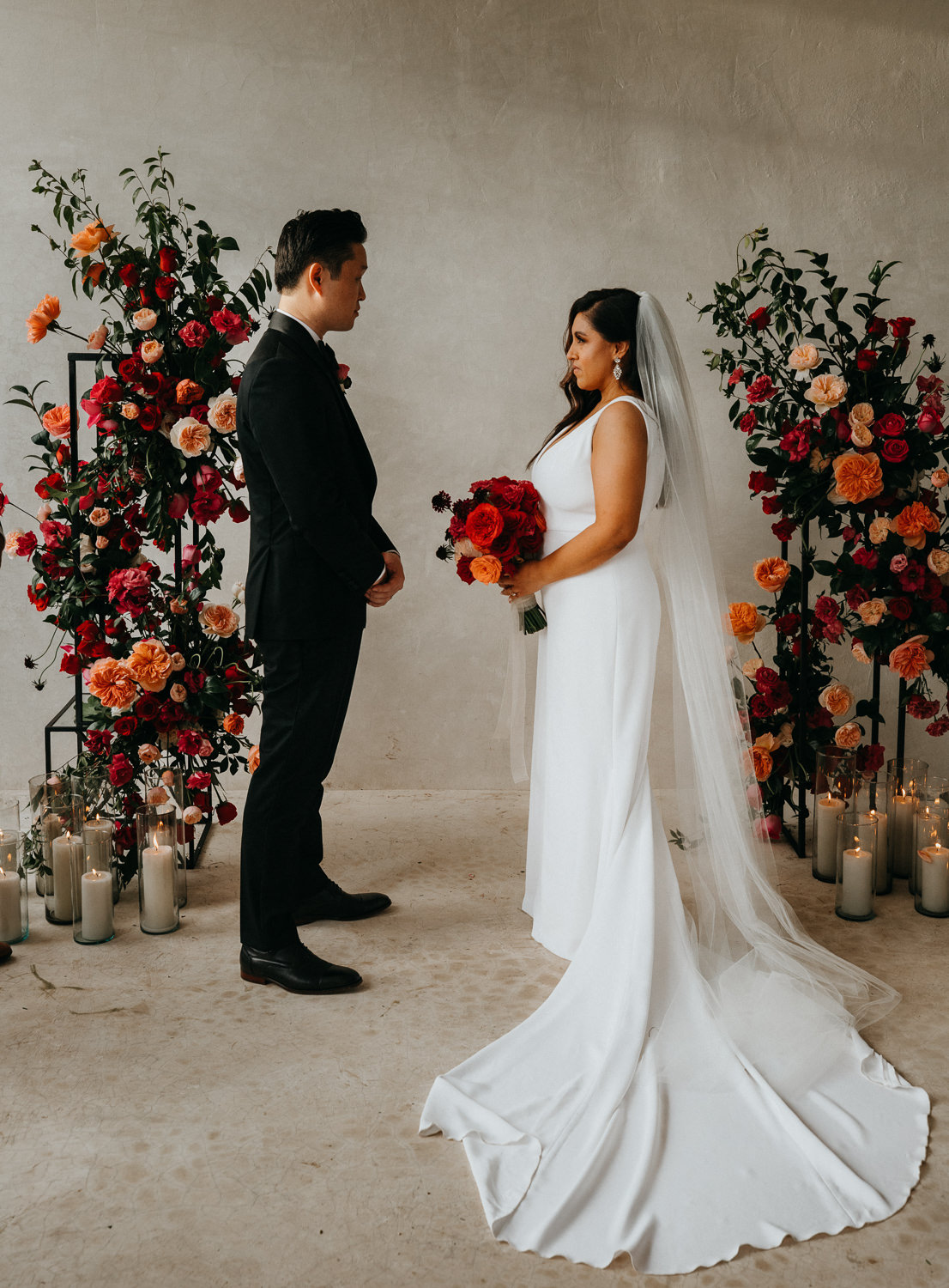 16 Tulum Wedding Romad Photography Flower Installation Arch Backdrop Ceremony Aisle