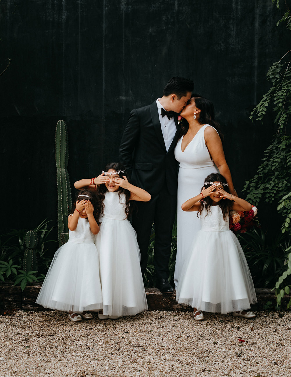 Flower Girls Dresses 16 Tulum Wedding Romad Photography