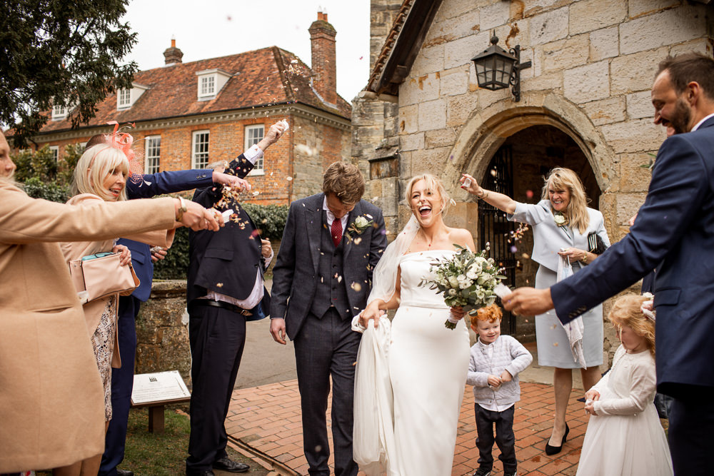 Confetti Throw Beacon Wedding Lottie Topping Photography